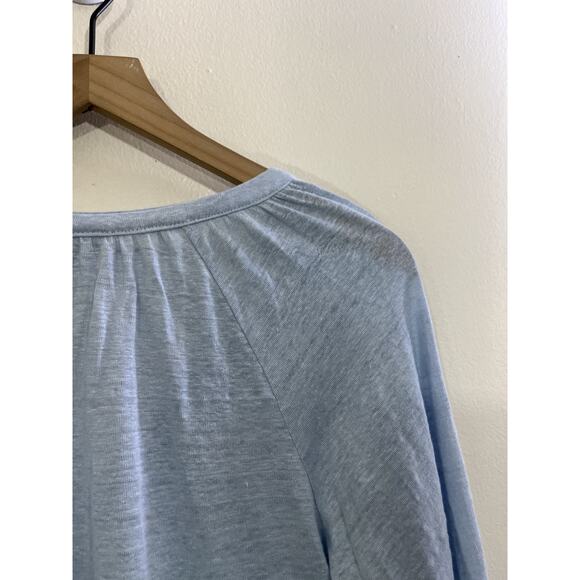 Calypso St. Barth Linen Tunic M Casual Resort Minimalist Peasant Quite Luxury - Picture 10 of 14